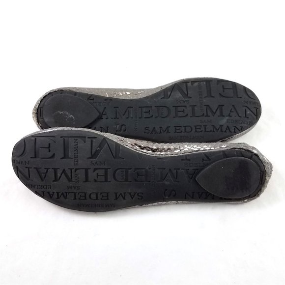 Sam Edelman Caper Metallic Ballet Flats Rhinestone - Picture 5 of 6